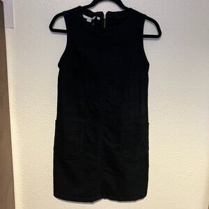 Boden Black Denim Dress Size 6